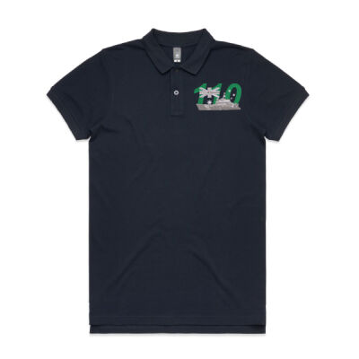 The Yak Green Embroidered Polo Thumbnail